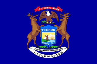 Michigan State Flag Michigan State Flag